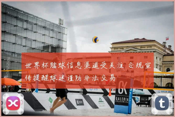 世界杯赌球信息渠道受关注 合规宣传提醒球迷谨防非法交易